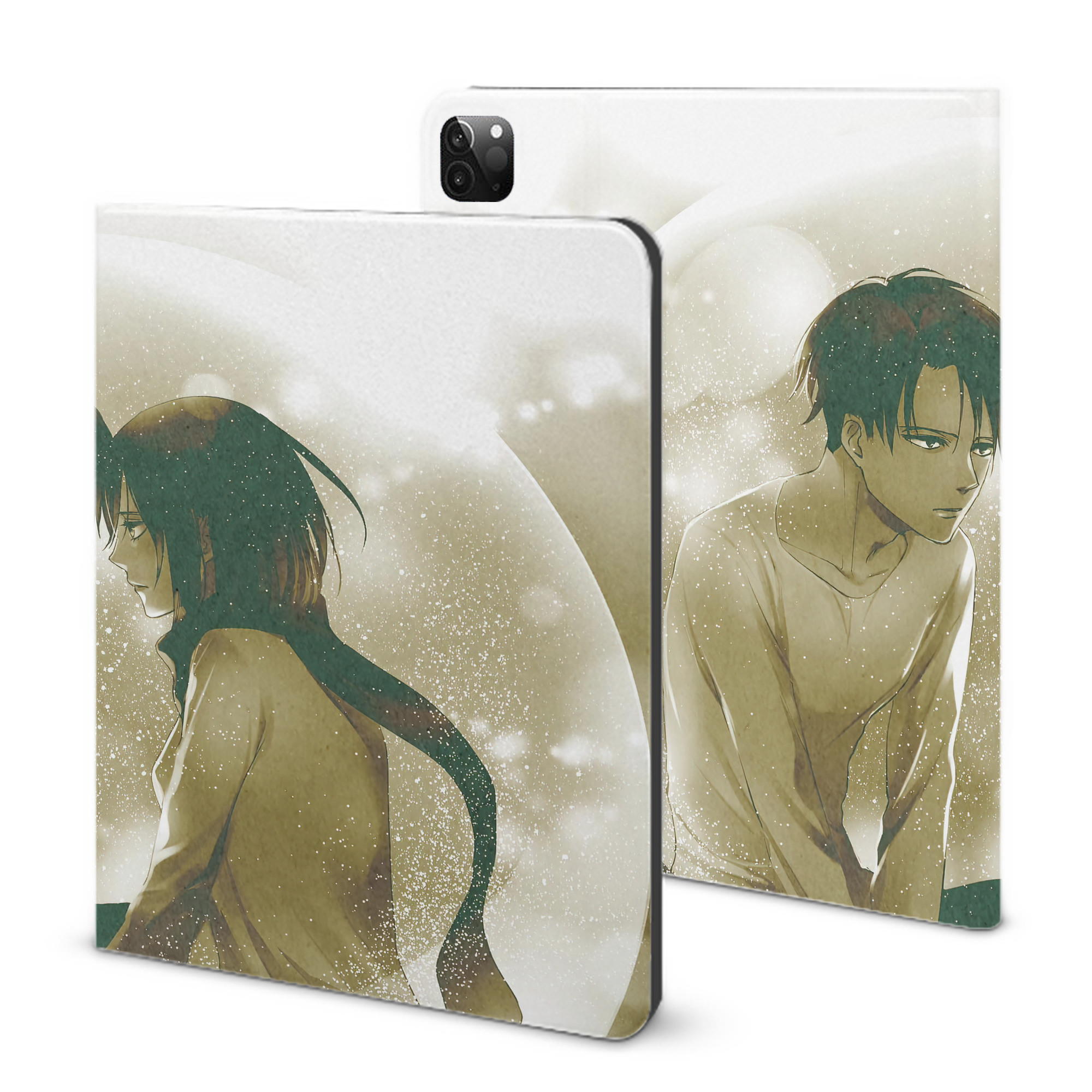 （画像用） 進撃の巨人 Attack on Titan IPadケース ペンホルダー付き ブックスタイルデザイン